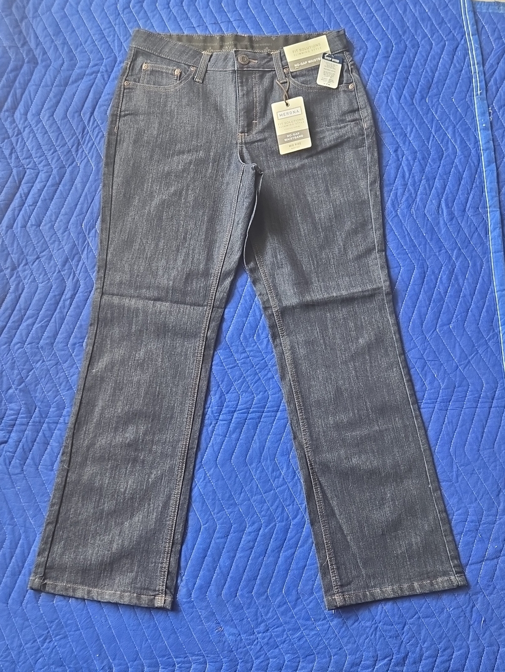 Merona Women's Flare Jeans - Dark Blue Wash